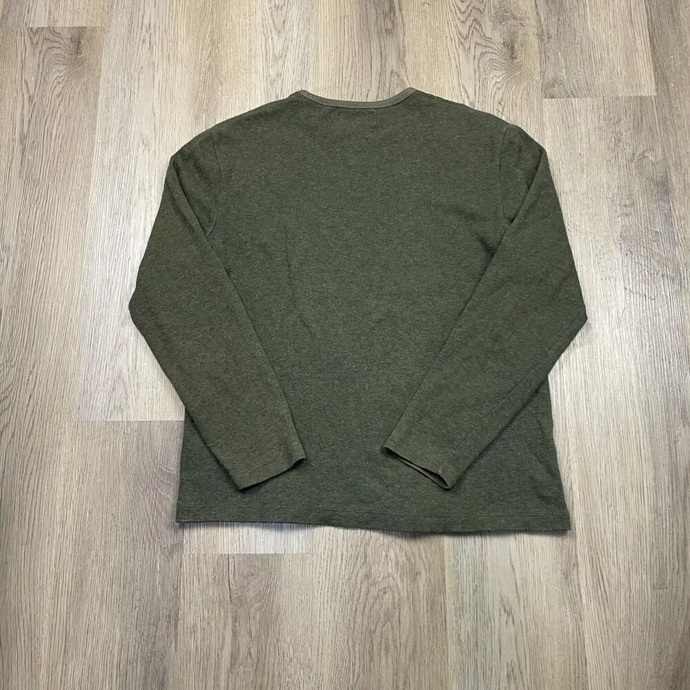 Polo Ralph Lauren Sweater Mens Large Crewneck Wool Patch Pullover